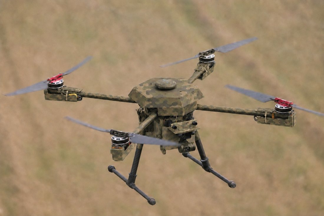 QX650 quadcopter surveillance drone